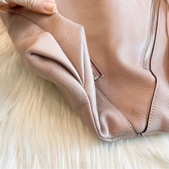Rebecca Minkoff Mauve Leather Shoulder Bucket Bag - Picture 12 of 14